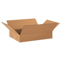 20 in x 14 in x 3 in Shipping Box, Kraft, Corrugate, Single Wall, 32 ECT