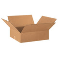 20 in x 18 in x 4 in Shipping Box, Kraft, Corrugate, Single Wall, 32 ECT