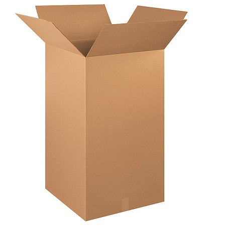 20 in x 20 in x 40 in Shipping Box, Kraft, Corrugate, Single Wall, 32 ECT