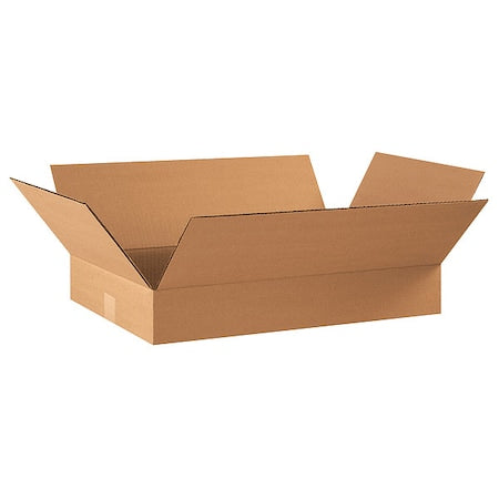 22 in x 14 in x 4 in Shipping Box, Kraft, Corrugate, Single Wall, 32 ECT