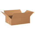 22 in x 16 in x 8 in Shipping Box, Kraft, Corrugate, Single Wall, 32 ECT
