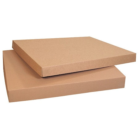 49 1/4 in x 41 1/4 in x 5 in Gaylord Lid, Kraft, Corrugated Cardboard, Single Wall, 44 ECT