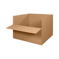 49 5/8 in x 39 5/8 in x 35 5/8 in Shipping Box, Kraft, Corrugate, Double Wall, 51 ECT
