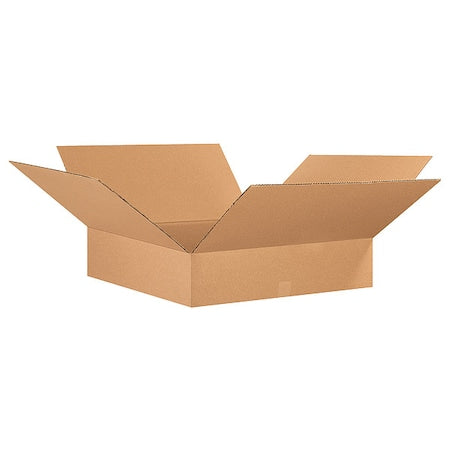 26 in x 26 in x 8 in Shipping Box, Kraft, Corrugate, Single Wall, 32 ECT