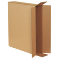 28 in x 5 in x 24 in Shipping Box, Kraft, Corrugate, Single Wall, 32 ECT