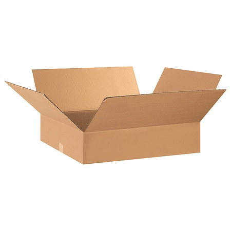 28 in x 16 in x 5 in Shipping Box, Kraft, Corrugate, Single Wall, 32 ECT