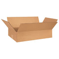 28 in x 18 in x 6 in Shipping Box, Kraft, Corrugate, Single Wall, 32 ECT