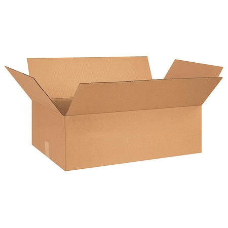 28 in x 18 in x 8 in Shipping Box, Kraft, Corrugate, Single Wall, 32 ECT