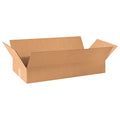 30 in x 12 in x 4 in Shipping Box, Kraft, Corrugate, Single Wall, 32 ECT