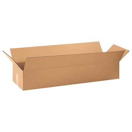 34 in x 10 in x 6 in Shipping Box, Kraft, Corrugate, Single Wall, 32 ECT