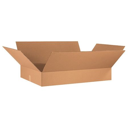 34 in x 21 in x 6 in Shipping Box, Kraft, Corrugate, Single Wall, 32 ECT