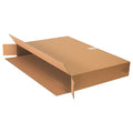 36 in x 5 in x 24 in Shipping Box, Kraft, Corrugate, Single Wall, 32 ECT