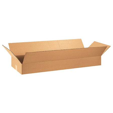 36 in x 12 in x 6 in Shipping Box, Kraft, Corrugate, Single Wall, 32 ECT