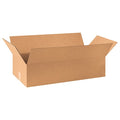 36 in x 21 in x 10 in Shipping Box, Kraft, Corrugate, Single Wall, 32 ECT