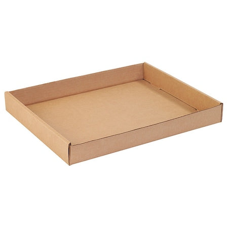 Corrugated Trays, 15" x 12" x 1-3/4", Kraft