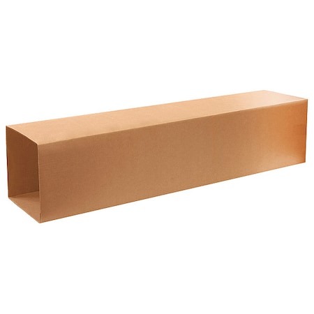 12 in x 12 in x 48 in Telescopic Box Top, Kraft, Corrugate, Single Wall, 32 ECT