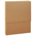 37 1/2 in x 4 1/2 in x 30 in Telescopic Box Top, Kraft, Corrugate, Single Wall, 32 ECT