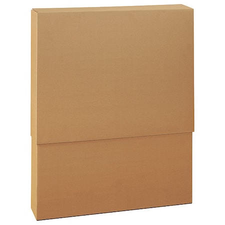37 in x 4 in x 30 in Shipping Box, Kraft, Corrugate, Single Wall, 32 ECT
