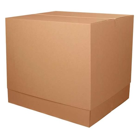 47 1/4 in x 39 1/2 in x 36 in Shipping Box, Kraft, Corrugate, Single Wall, 32 ECT