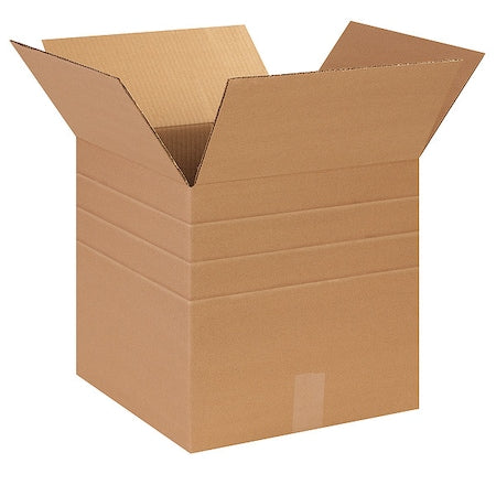 14 in x 14 in x 14 in Multi-Depth Box, Kraft, Corrugate, Single Wall, 32 ECT