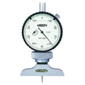 Dial Depth Gage, Base Length: 3 in
