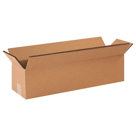 24 in x 6 in x 6 in Shipping Box, Kraft, Corrugate, Double Wall, 48 ECT