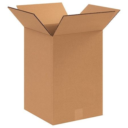 12 in x 12 in x 18 in Shipping Box, Kraft, Corrugate, Double Wall, 48 ECT