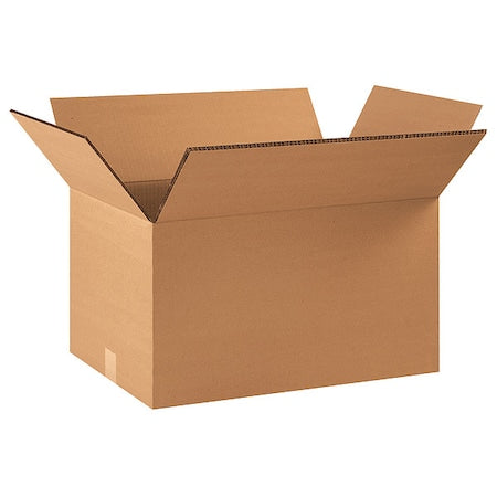 28 in x 18 in x 18 in Shipping Box, Kraft, Corrugate, Double Wall, 48 ECT