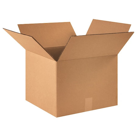 18 in x 18 in x 16 in Shipping Box, Kraft, Corrugate, Double Wall, 48 ECT