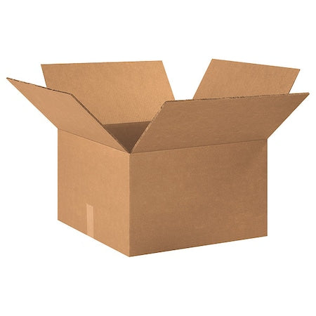 20 in x 20 in x 10 in Shipping Box, Kraft, Corrugate, Double Wall, 48 ECT