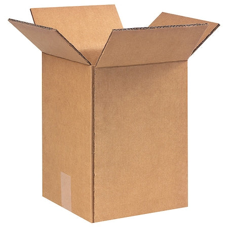 9 in x 9 in x 13 in Shipping Box, Kraft, Corrugate, Double Wall, 48 ECT