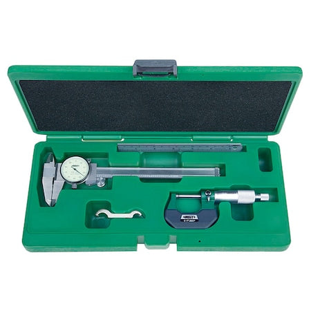 Precision Meas.Tool Kit, Dial Caliper