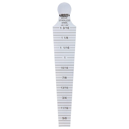 Taper Gauge, Graduations 1/64 in