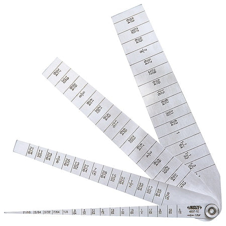 Taper Gauge Set, Graduations 1/64 in