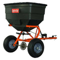 185 lbs Cap Broadcast Tow Behind Spreader For Fertilizer, Grass Seed & Ice Melt