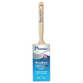 2-1/2" Flat Sash Soft, Polyester Bristle, Paint Brush, Hardwood Handle