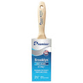 2-1/2" Flat Sash Soft, Polyester Bristle, Paint Brush, Hardwood Handle