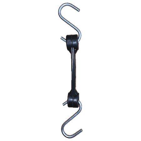 S-Hook, 3/4" W, Black