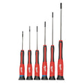 General Purpose Screwdriver Set, Phillips/Slotted Tip, Ergonomic with Tip ID on End, 6-Piece