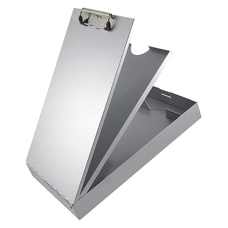 Storage Clipboard, Silver, 9" W