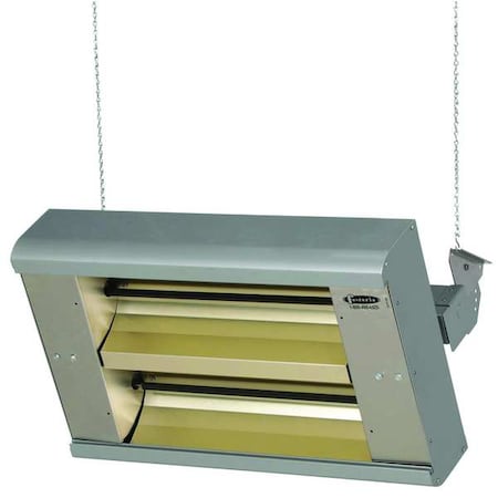 Electric Infrared Heater, 1 Phase, Aluminum, 480V AC