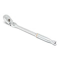 3/8" Drive 90 Geared Teeth Teardrop Head Hand Ratchet, 11" L, Full Polish Chrome Finish, 81215T