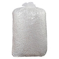 Packing Peanuts, 20 cu. ft. Bag, S-Shaped, White, 45 in Bag Ht