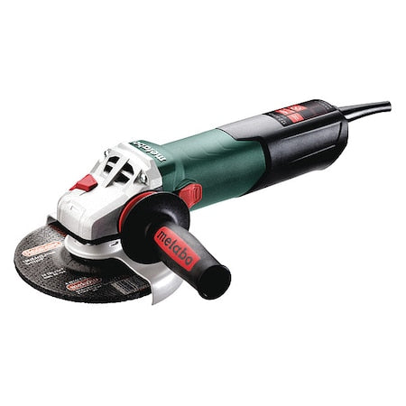 Angle Grinder, 6 in Dia, 10,000 RPM, 12A