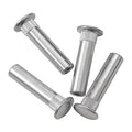 Sleeve Nuts,Dark Aluminum Finish,PK4