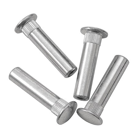 Sleeve Nuts,Dark Aluminum Finish,PK4