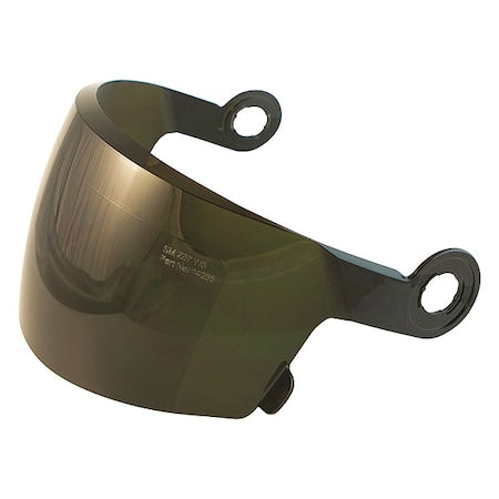Face Shield Visor, Green Visor, 9 in Height, Uncoated Lens