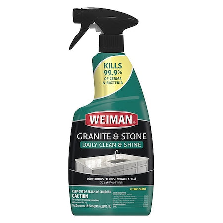 Stone Cleaner, 24 oz, Spray Bottle, PK6