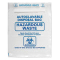 Biohazard Bag, 26 in L, 12 1/4 in W, PK200