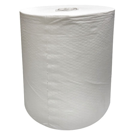 Cleaning Wipes, Center-Pull Roll, Wht, PK6